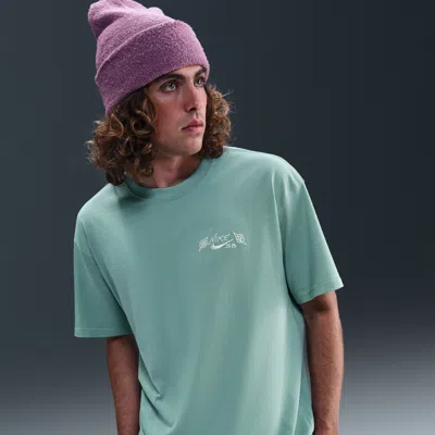 Nike Men's  Sb Max90 Skate T-shirt In Green