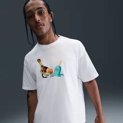 Nike Men's  Sb Max90 Skate T-shirt In White