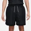 Nike Men's Sb Reversible Basketball And Skate Mesh Shorts In Black/white In Multi