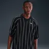 Nike Men's  Sb Short-sleeved Polo Skate Sweater In Black