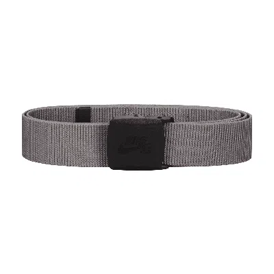 Nike Men's  Sb Stretch Web Belt In Grey