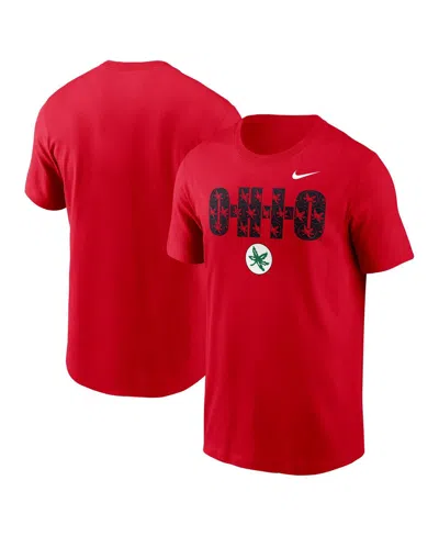 Nike Scarlet Ohio State Buckeyes Campus Local T-shirt