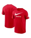 Nike Ohio State Buckeyes Campus Mascot  Men's College T-shirt In Scarlet