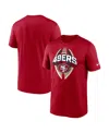 Nike Men's Scarlet San Francisco 49ers Legend Icon Performance T-shirt In Red