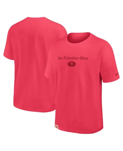 NIKE MEN'S SCARLET SAN FRANCISCO 49ERS GLORY MAX90 T-SHIRT