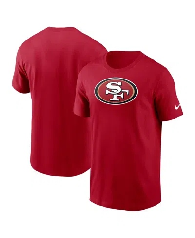 NIKE MEN'S SCARLET SAN FRANCISCO 49ERS PRIMARY LOGO T-SHIRT