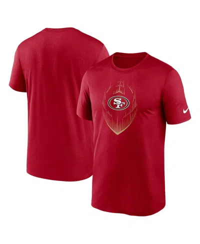 Nike Men's Scarlet San Francisco 49ers Primetime Legend Icon Performance T-shirt