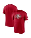 Nike Scarlet San Francisco 49ers Primetime Legend Logo Performance T-shirt In Red