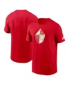 Nike San Francisco 49ers Rewind Logo Essential  Men's Nfl T-shirt In Red