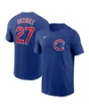 Nike Royal Chicago Cubs Fuse Wordmark T-shirt In Royal