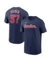 Nike Men's Cleveland Guardians Player Name & Number T-shirt In Blue