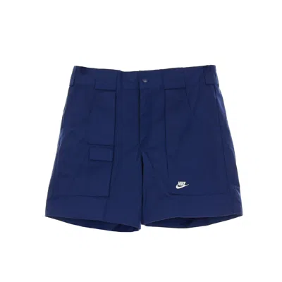 Nike Men's Shorts M Sportswear Reissue Woven Short Midnight Navy/sail In Blue