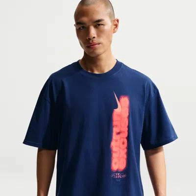 Nike Men's Short-sleeve Running T-shirt In Blue