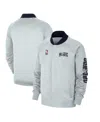 Nike Men's Silver Orlando Magic 2024/25 City Edition Authentic Showtime Performance Full-zip Jacket In Gray
