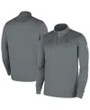 Nike Men's Silver San Antonio Spurs 2025/26 Authentic Coaches Quarter-zip Dri-fit Hoodie In Gray