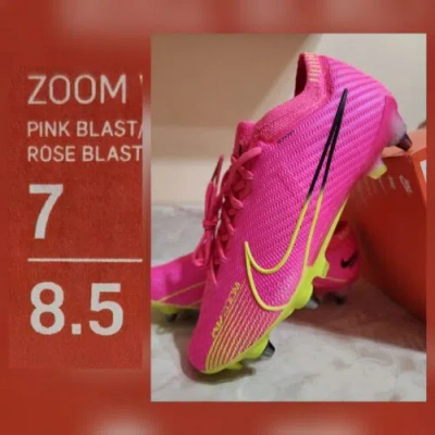 Pre-owned Nike Men's Size 7  Zoom Mercurial Vapor 15 Elite Sg-pro Pink Blast Fd0243-605