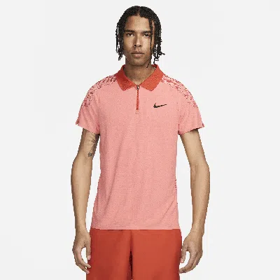 Nike Men's Slam Dri-fit Adv Tennis Polo In Pink