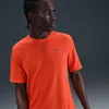 Nike Men's Solar Chase Dri-fit Adv Short-sleeve Running Top In Red