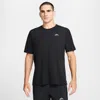 Nike Men's Solar Chase Dri-fit Adv Short-sleeve Running Top In Black