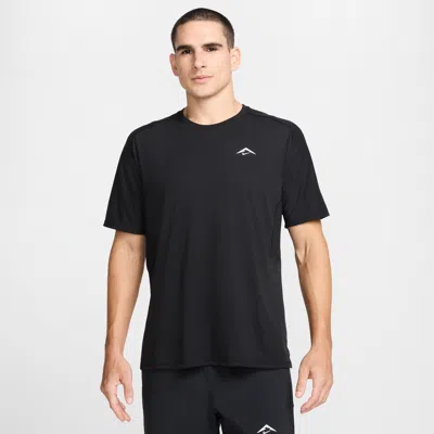 Nike Men's Solar Chase Dri-fit Adv Short-sleeve Running Top In Black
