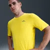 Nike Men's Solar Chase Dri-fit Adv Short-sleeve Running Top In Yellow