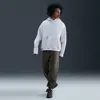 Nike Men's Solo Swoosh Cuffed Fleece Pants In Gray