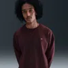 Nike Men's Solo Swoosh Fleece Crew In Red