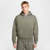 Nike Men's Solo Swoosh Fleece Pullover Hoodie In Green