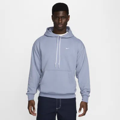 Nike Men's Solo Swoosh French Terry Pullover Hoodie In Multi