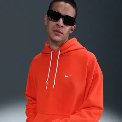 NIKE MEN'S SOLO SWOOSH FRENCH TERRY PULLOVER HOODIE,1015715873