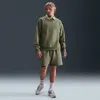 Nike Men's Solo Swoosh French Terry Shorts In Green