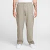 Nike Solo Swoosh Fleece Sweatpants In Gray