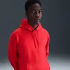 Nike Men's Solo Swoosh Pullover Hoodie In Red