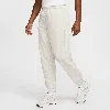 Nike Men's Solo Swoosh Track Pants In Light Bone/white