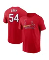 Nike Men's Sonny Gray Red St. Louis Cardinals Fuse Name Number T-shirt In Red