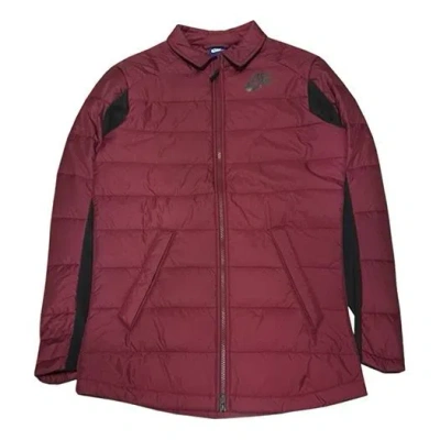 Nike Men's Sports Warm Woven Cotton Jacket Red