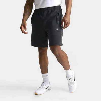 Nike Men's Sportswear Air Max Fleece Shorts In Black