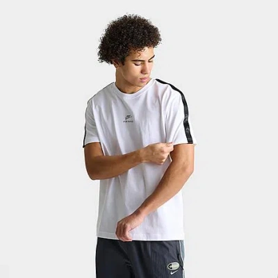 Nike Men's Sportswear Air Max Short-sleeve Taped T-shirt In White