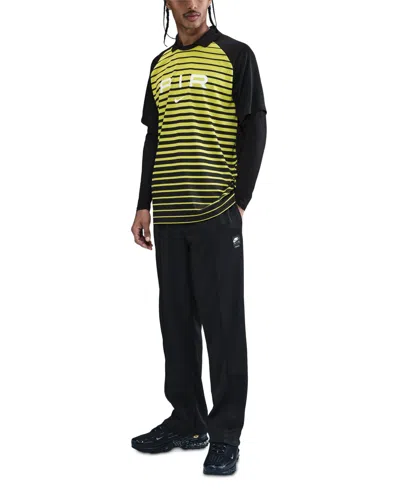 Nike Men's Sportswear Air Poly-knit Track Pants In Black
