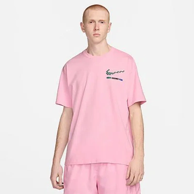 Nike Men's Sportswear Air Take Me There Graphic T-shirt In Medium Soft Pink