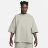 Nike Air Oversize Crewneck Sweatshirt In Dark Stucco/dark Stucco