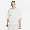 Nike Air Oversize Crewneck Sweatshirt In Summit White/summit White