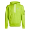 Nike Men's Sportswear Airmoji Ft W Cartoon Patch Sports Hooded Pullover For Green