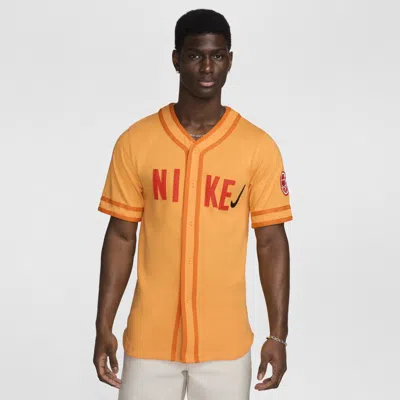 Nike Men's  Sportswear Baseball Jersey In Yellow