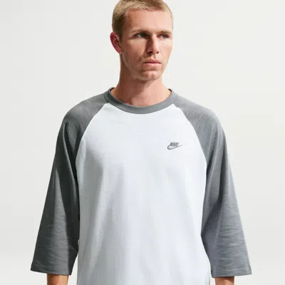 Nike Men's  Sportswear Club 3/4-sleeve Raglan Top In Multi