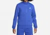 Nike Men's Sportswear Club Brushed-back 1/2-zip Sweatshirt In Blue In Blue