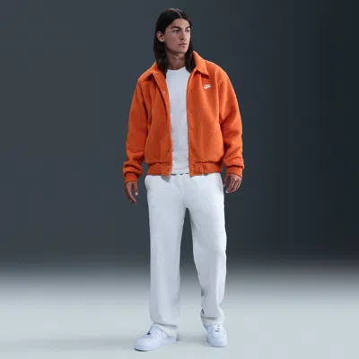 Nike Men's  Sportswear Club Fleece Bungee Pants In Orange
