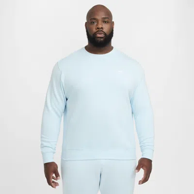 Nike Men's  Sportswear Club Fleece Crew In Blue