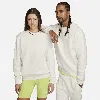 Nike Club Unisex Crew Sweatshirt In Off White-yellow