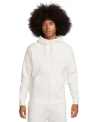 Nike Men's  Sportswear Club Fleece Full-zip Hoodie In Sail,sail,white